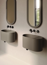 Lavabo sospeso Ovale Zenon Guadiana fronte