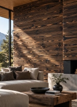 Pika-Pika P14 561 – Legno Carbonizzato Rustic Brown Nakamoto Forestry fronte
