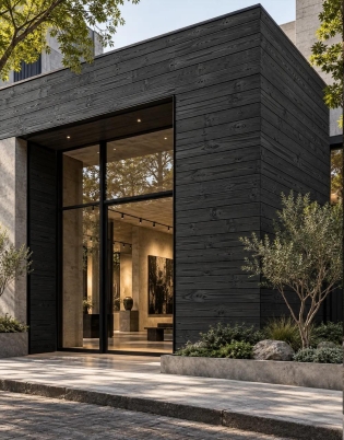 Immagine 3 di Gendai G14 132 – Legno Carbonizzato Nero Ebano Nakamoto Forestry