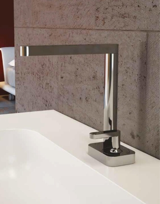 Miscelatore Monocomando per lavabo Living fronte