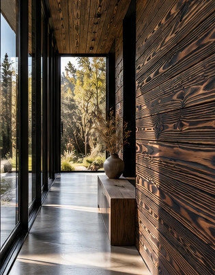 Immagine 6 di Pika-Pika P14 561 – Legno Carbonizzato Rustic Brown Nakamoto Forestry