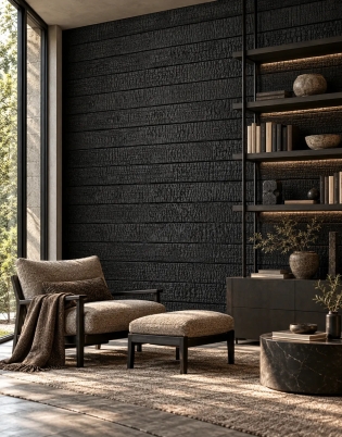 Immagine 5 di Suyaki S14 932 – Legno Carbonizzato per Interni Nakamoto Forestry